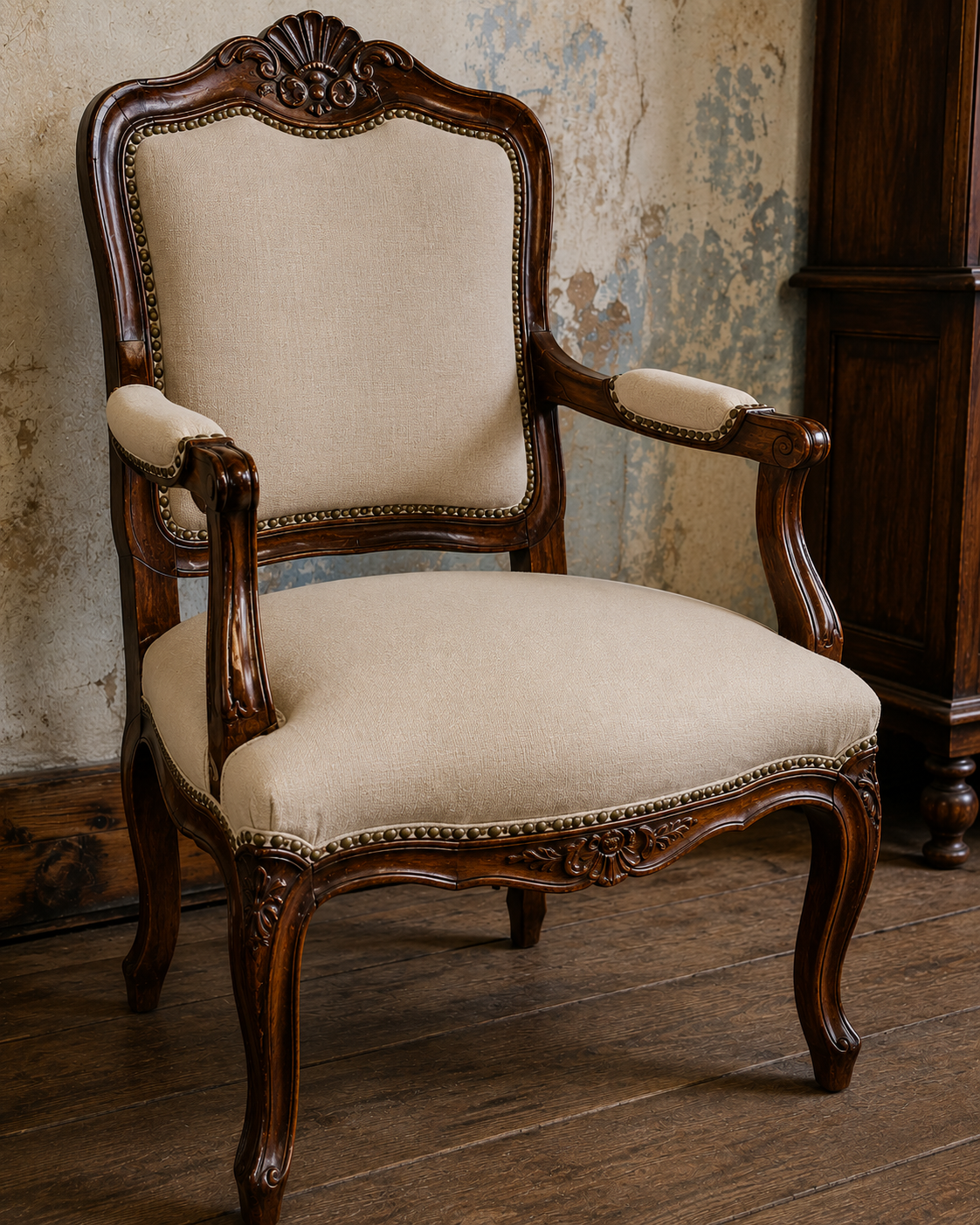 Silla después de la restauración